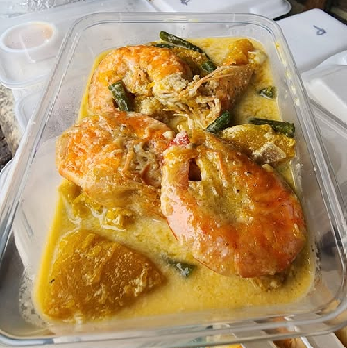 Gatang Sitaw Kalabasa with Shrimp
